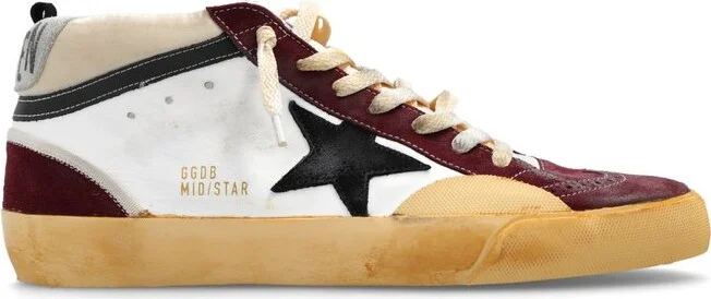 Golden Goose Deluxe Brand Mid Star High-Top Sneakers