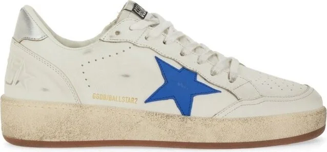 Golden Goose Deluxe Brand Round-Toe Lace-Up Sneakers