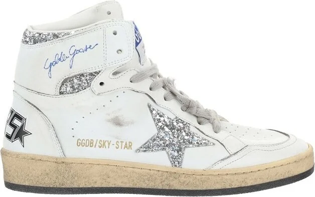 Golden Goose Deluxe Brand Sky Star High-Top Sneakers