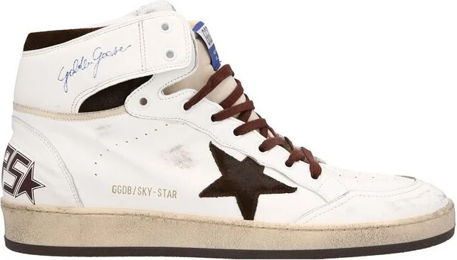 Golden Goose Deluxe Brand Sky Star Lace-Up Sneakers