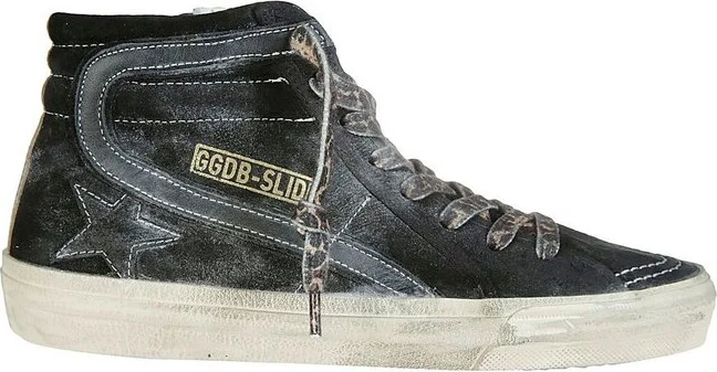 Golden Goose Deluxe Brand Slide High-Top Lace-Up Sneakers
