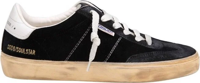 Golden Goose Deluxe Brand Soul Star Low-Top Velvet Sneakers