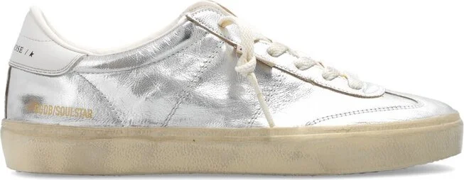 Golden Goose Deluxe Brand Soul-Star Metallic Low-Top Sneakers