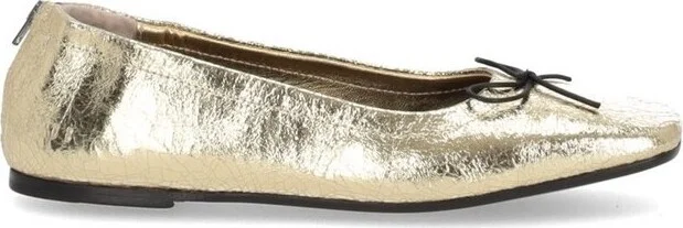 Golden Goose Deluxe Brand Square-Toe Bow Detailed Balleina Shoes
