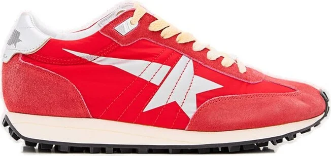 Golden Goose Deluxe Brand Star Laminated Lace-Up Sneakers