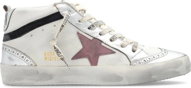 Golden Goose Deluxe Brand Star Patch High-Top Sneakers