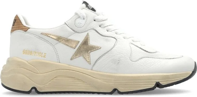 Golden Goose Deluxe Brand Star Patch Lace-Up Sneakers