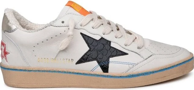 Golden Goose Deluxe Brand Star Patch Lace-Up Sneskers