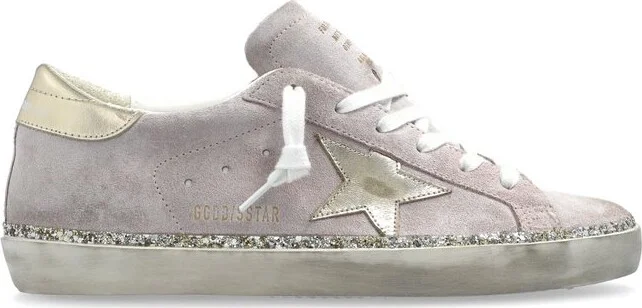 Golden Goose Deluxe Brand Super Star Glittered Sneakers