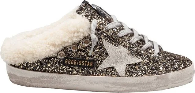 Golden Goose Deluxe Brand Super Star Glittered Sneakers