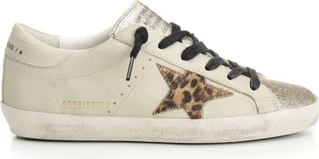 Golden Goose Deluxe Brand Super Star Glittered Sneakers