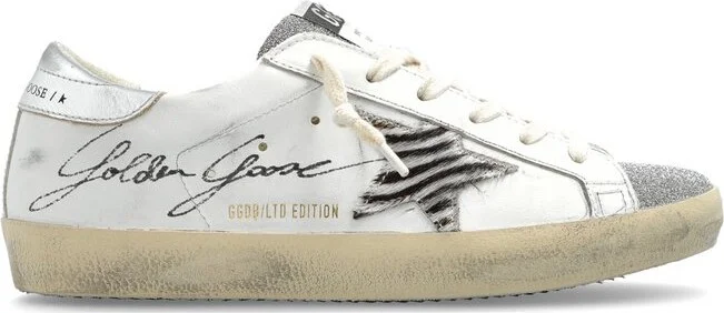 Golden Goose Deluxe Brand Super Star Glittered Sneakers