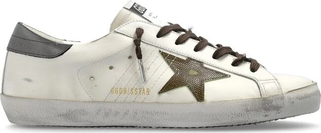 Golden Goose Deluxe Brand Super Star Lace-Up Sneakers