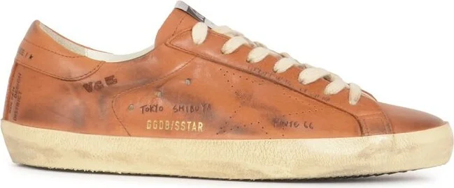 Golden Goose Deluxe Brand Super Star Lace-Up Sneakers