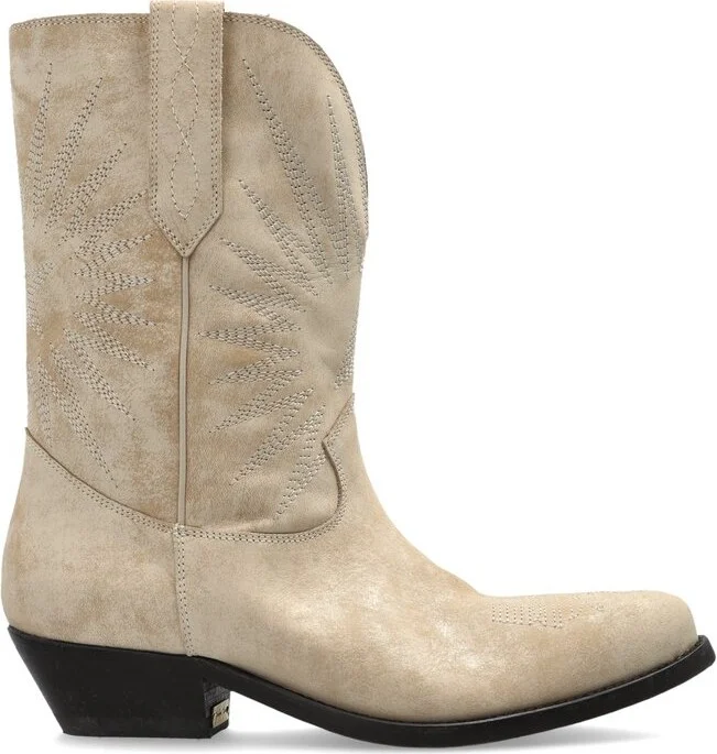 Golden Goose Deluxe Brand Wish Star Cowboy Boots