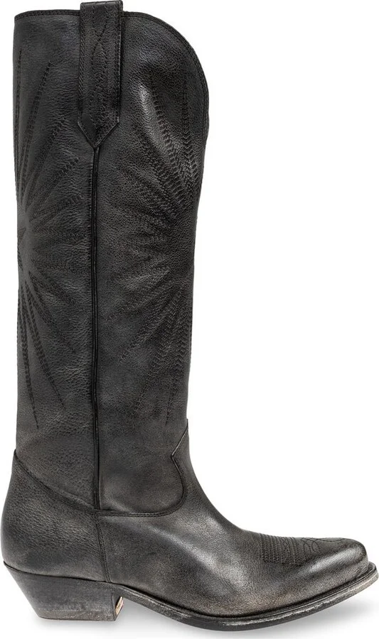 Golden Goose Deluxe Brand Wish Star Embroidered Boots