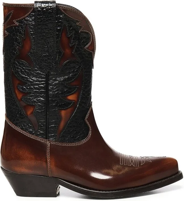 Golden Goose Deluxe Brand Wish Star Embroidered Boots