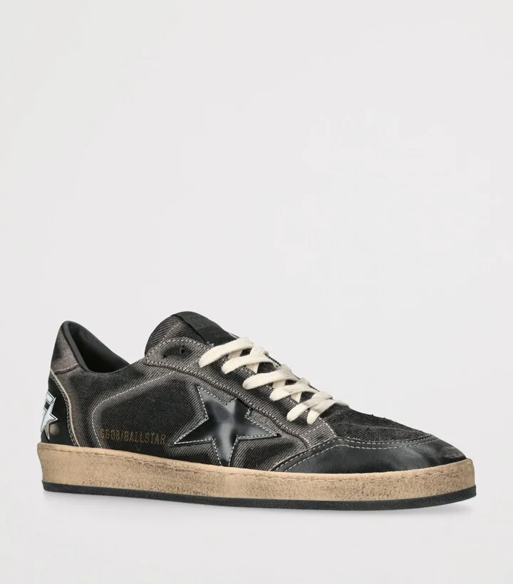 Golden Goose Denim Ball Star Sneakers - Image 3