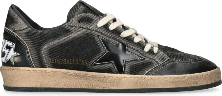Golden Goose Denim Ball Star Sneakers