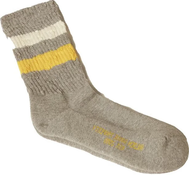 MELANGE GREY/ MAIZE/ HERITAGE WHITE
