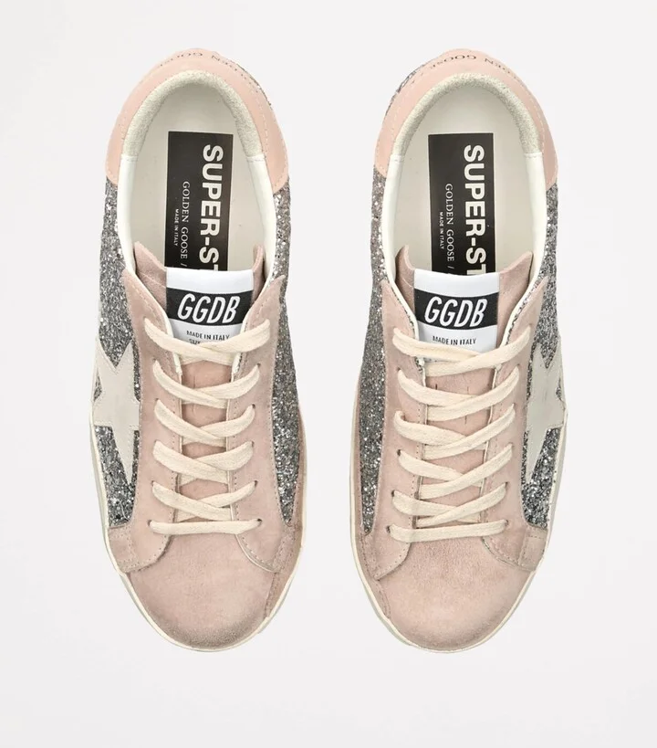 Golden Goose Embellished Super-Star Sneakers - Image 4
