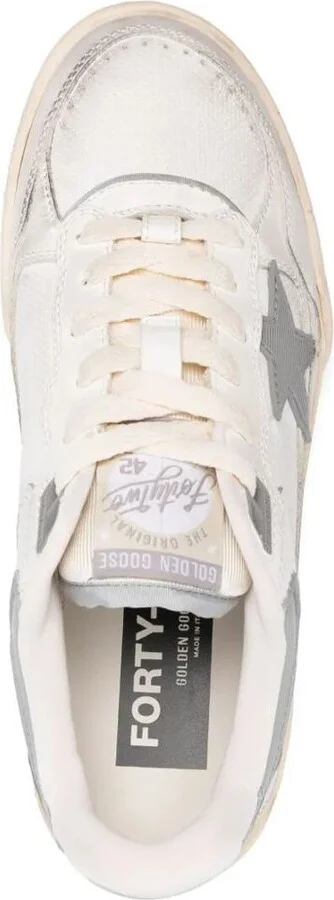 Golden Goose Forty2 Leather And Fabric Sneakers With Grey Star Shoes - Image 4