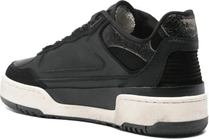 Golden Goose Forty2 Leather Sneakers With Suede Inserts Shoes - Image 3