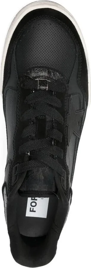 Golden Goose Forty2 Leather Sneakers With Suede Inserts Shoes - Image 4
