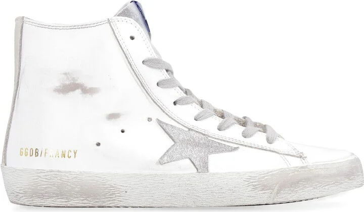 Golden Goose Francy Leather High-Top Sneakers - Image 2