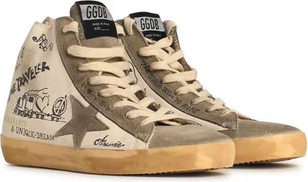 Golden Goose 'Francy' White Leather Sneakers - Image 2
