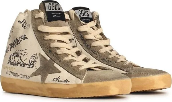Golden Goose 'Francy' White Leather Sneakers - Image 2