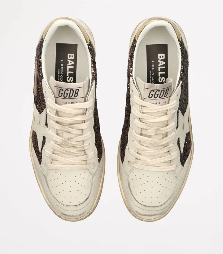 Golden Goose Glitter Ball Star Sneakers - Image 4