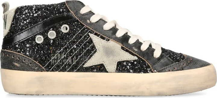 Golden Goose Glitter Mid Star Sneakers