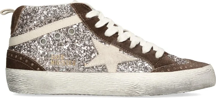 Golden Goose Glitter Mid Star Sneakers