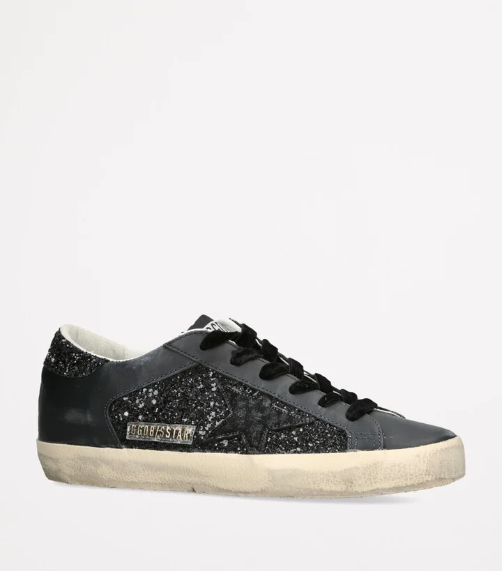 Golden Goose Glitter Super Star Low-Top Sneakers - Image 3