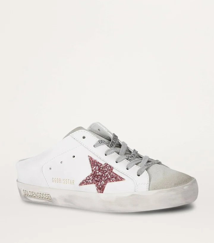 Golden Goose Glitter Super-Star Sabot Sneakers - Image 3