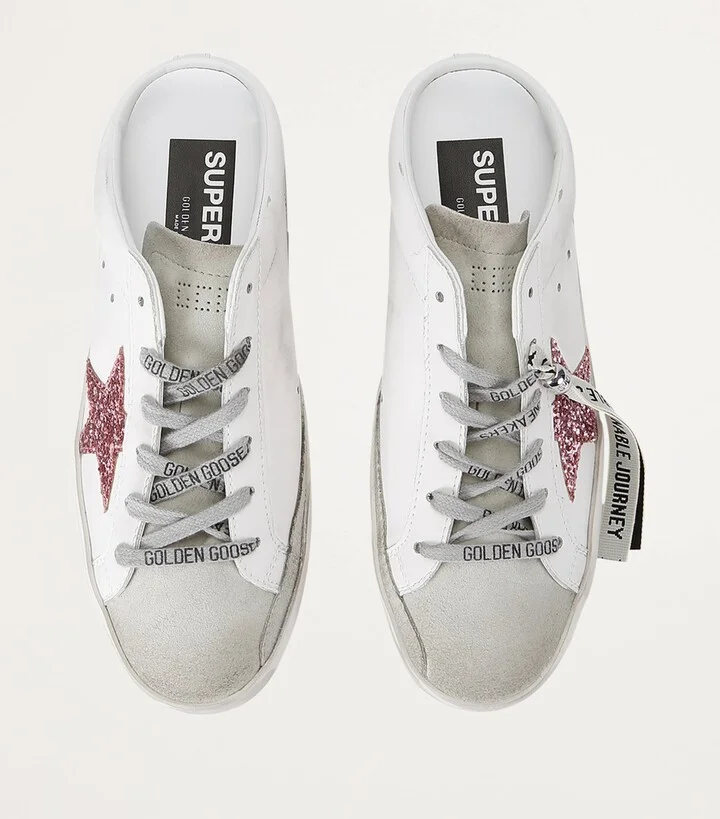 Golden Goose Glitter Super-Star Sabot Sneakers - Image 4