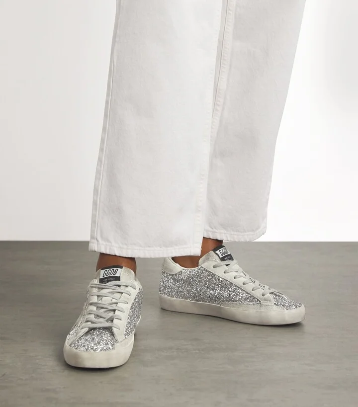 Golden Goose Glitter Super-Star Sneakers - Image 2