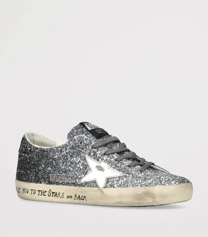 Golden Goose Glitter Super-Star Sneakers - Image 3