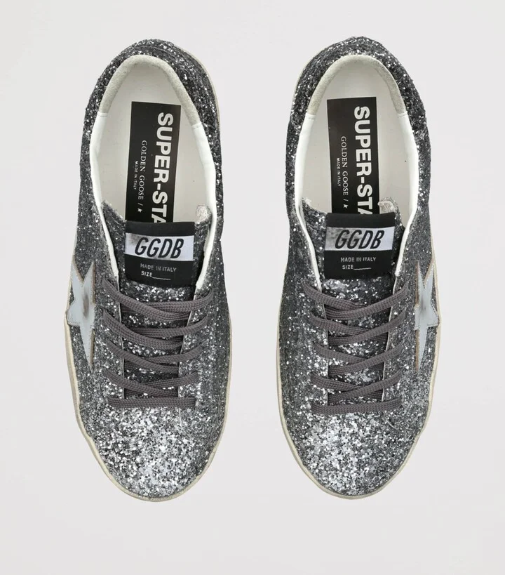 Golden Goose Glitter Super-Star Sneakers - Image 4