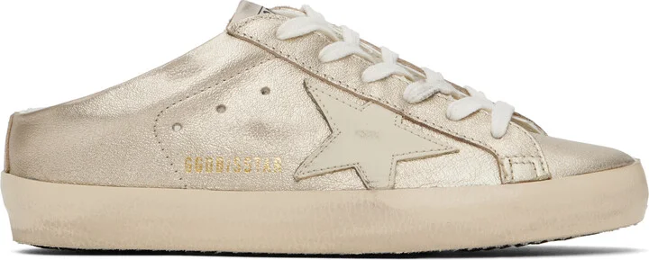 Golden Goose Gold Super-Star Sabot Sneakers