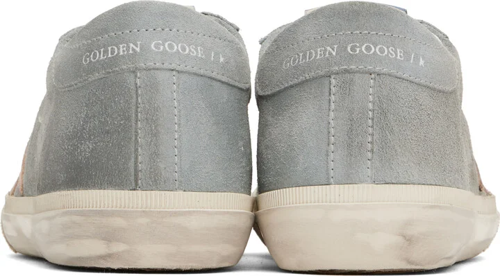 Golden Goose Gray & Pink Super Star Double Foxing Sneakers - Image 2