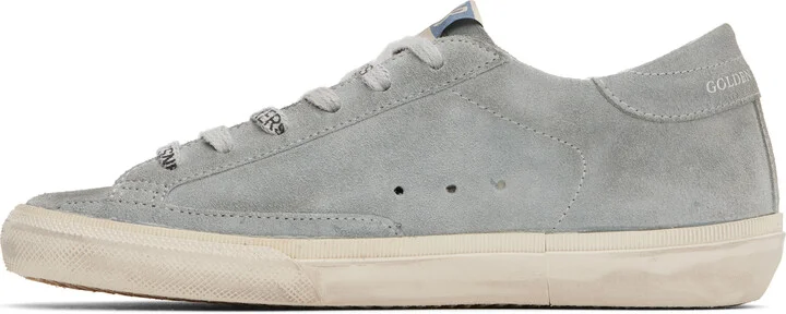 Golden Goose Gray & Pink Super Star Double Foxing Sneakers - Image 3