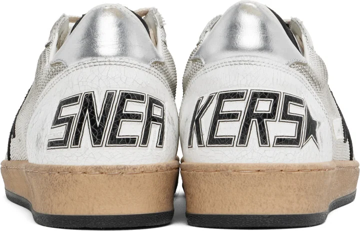 Golden Goose Gray & Silver Ball Star LTD Sneakers - Image 2
