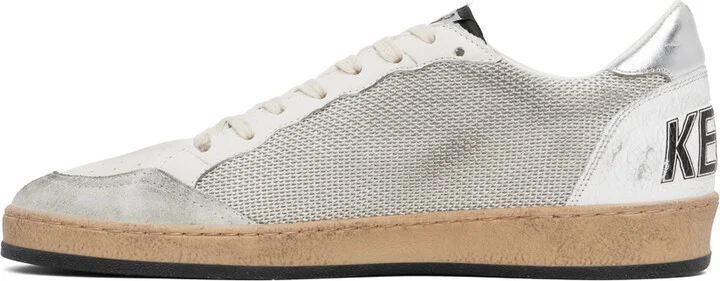Golden Goose Gray & Silver Ball Star LTD Sneakers - Image 3