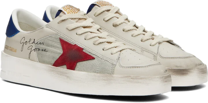 Golden Goose Gray Stardan Sneakers - Image 4