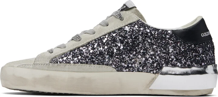 Golden Goose Gray Super-Star Sneakers - Image 3