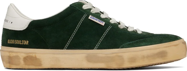 Golden Goose Green Soul Star Sneakers