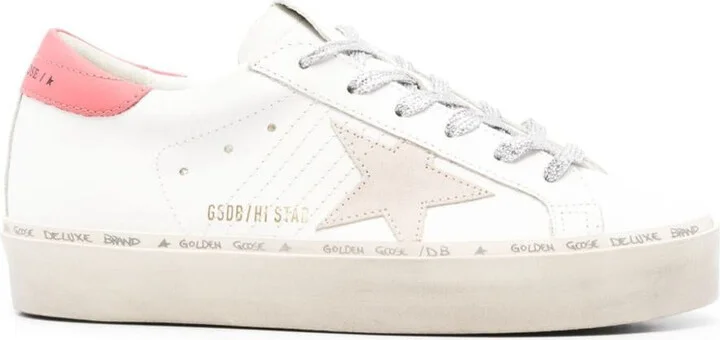 Golden Goose Hi Star Leather Sneakers