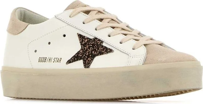 Golden Goose 'Hi Star' White Leather Sneakers - Image 2